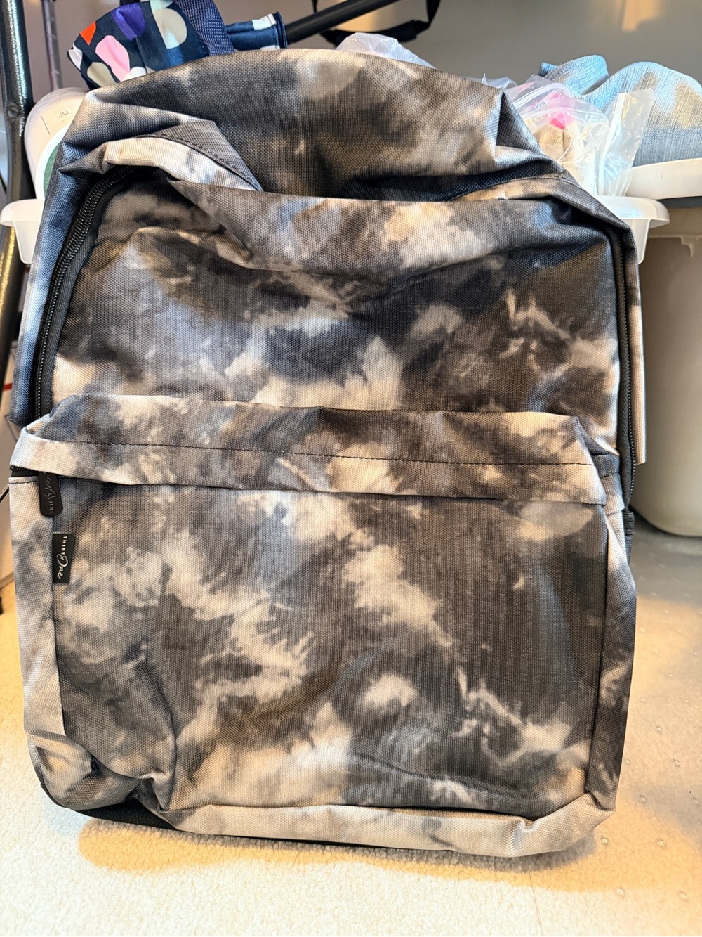 thirty-one Black & Gray Tie-Dye Backpack